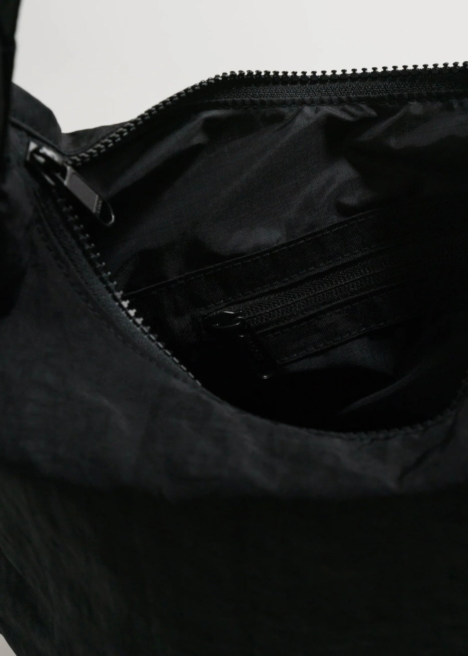 Medium Nylon Crescent Bag