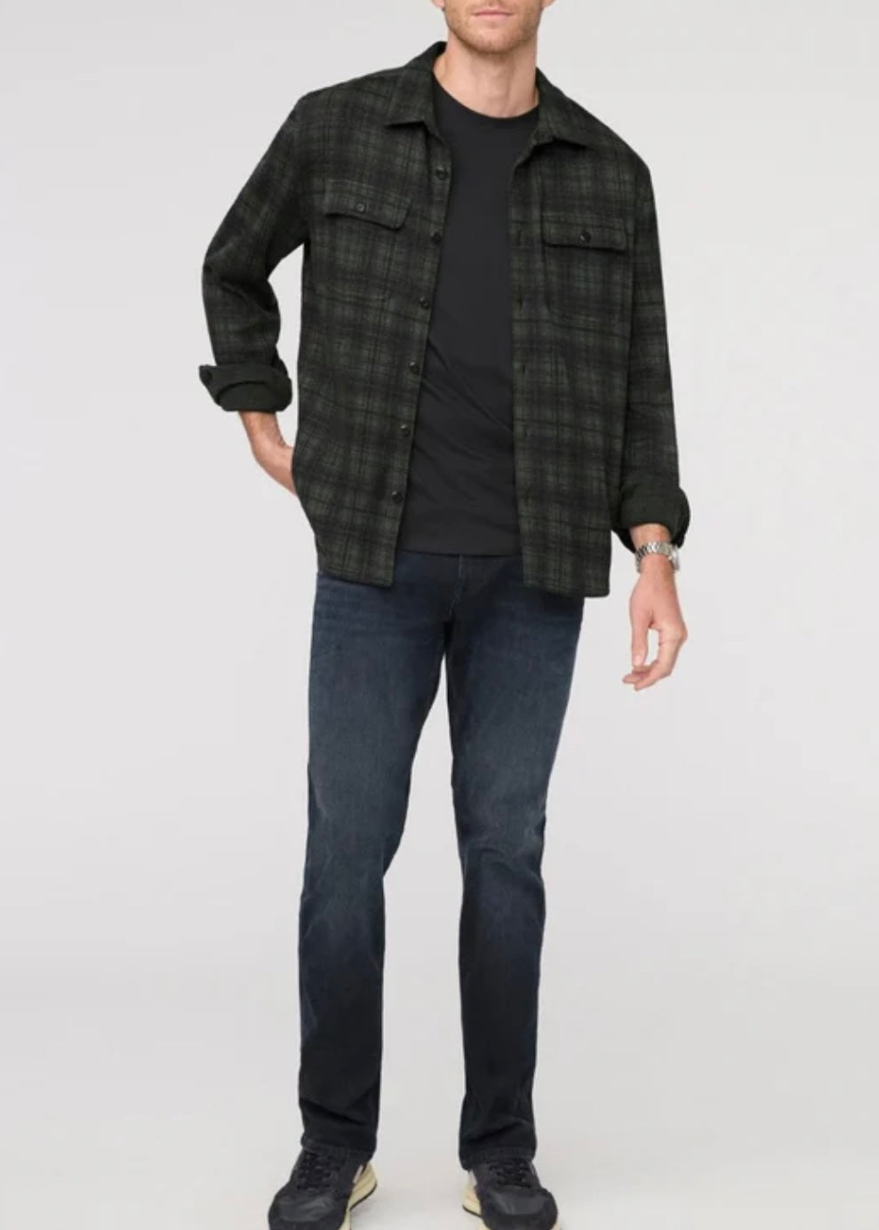 Performance Flannel Button Down
