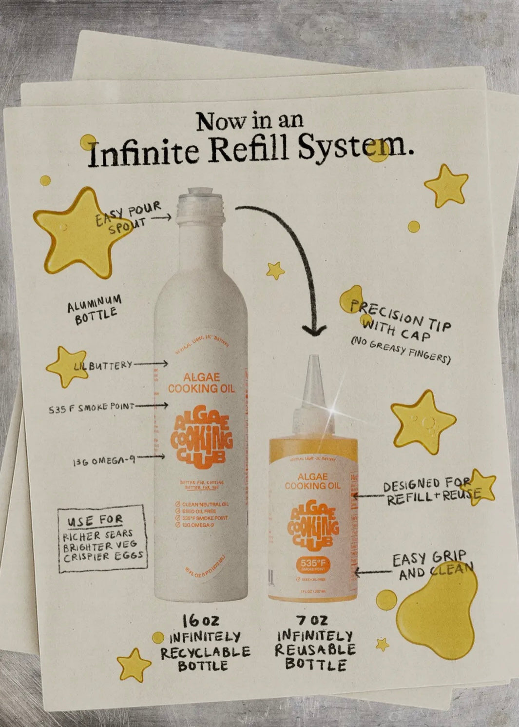 Algae Cooking Oil - 7oz Chef Squeeze