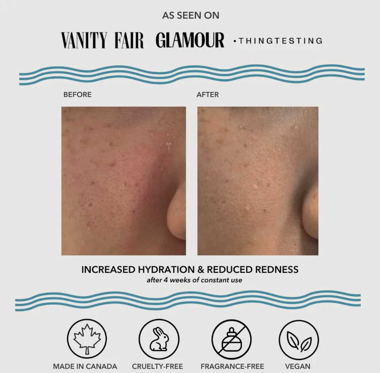 Vacation Skin Redness Recovery Overnight Mask and Moisturizer