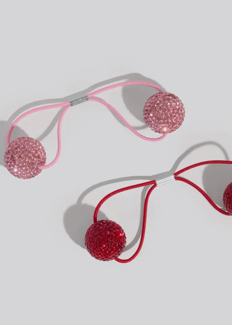 Holiday Bubble Hair Ties 2pc Set