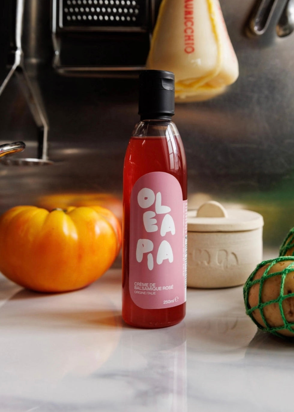 Pink Balsamic Vinegar Cream