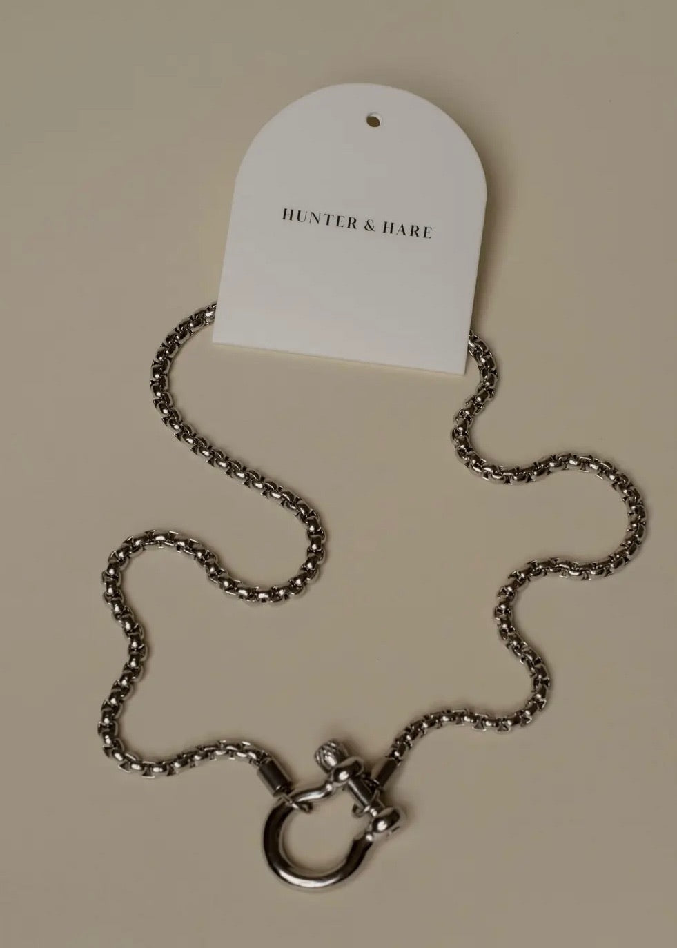 Courtney Box Chain Necklace