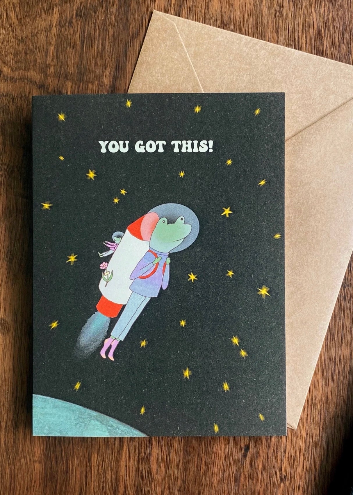 Good Luck Card - Moon and Beyond