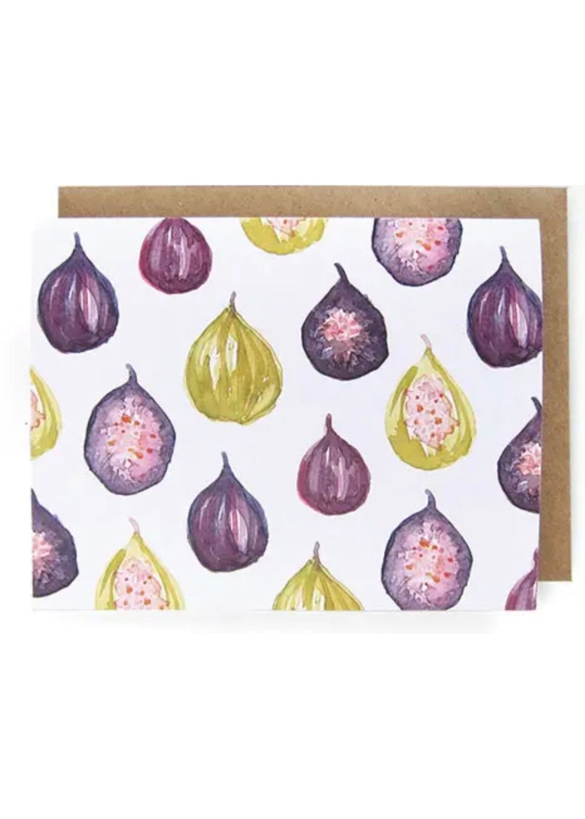 Figs Watercolor Greeting Card