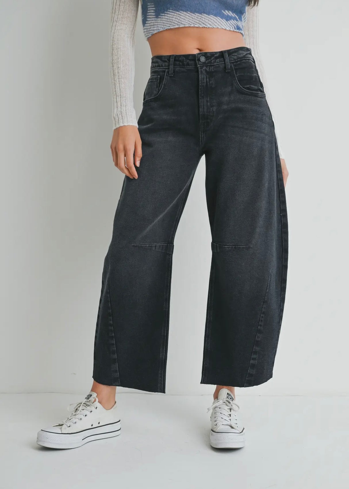 Barrel Jean w/ Seams