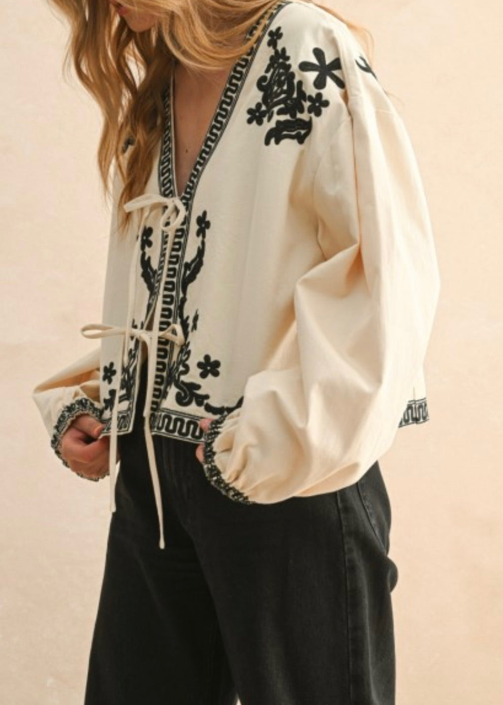 Fiona Floral Patch Jacket