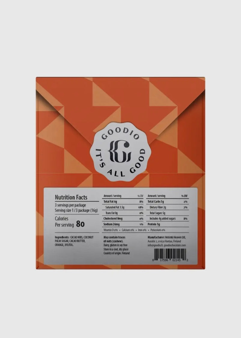 49% Orange Zest Chocolate