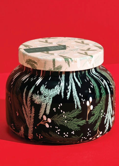 Crystal Pine Holiday Pattern Play Signature Candle