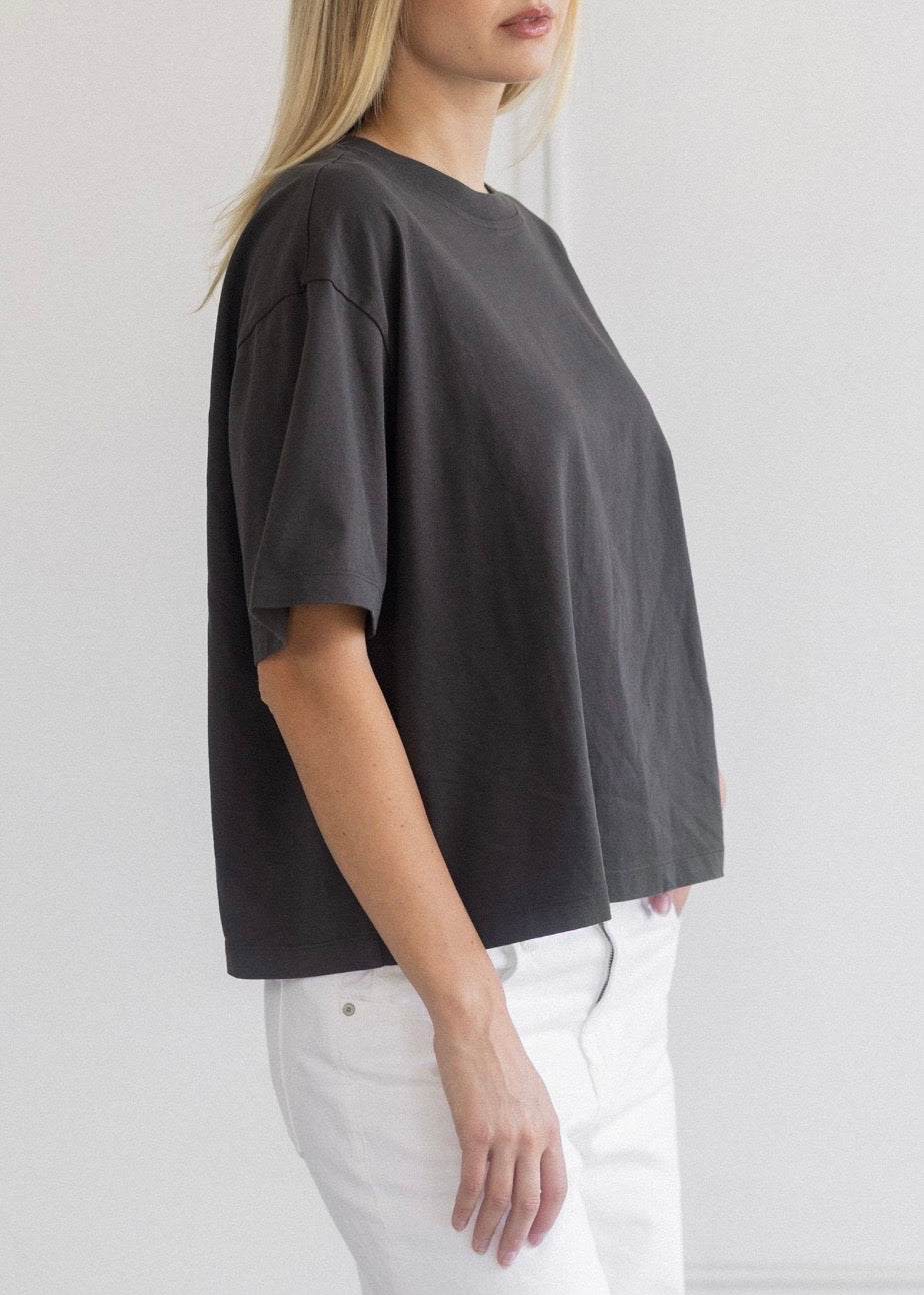 Boxy Crew Neck Tee