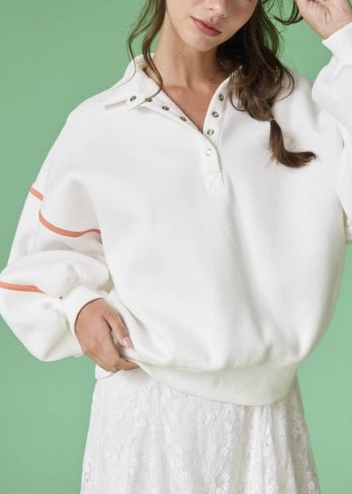 Allan Piping Pullover