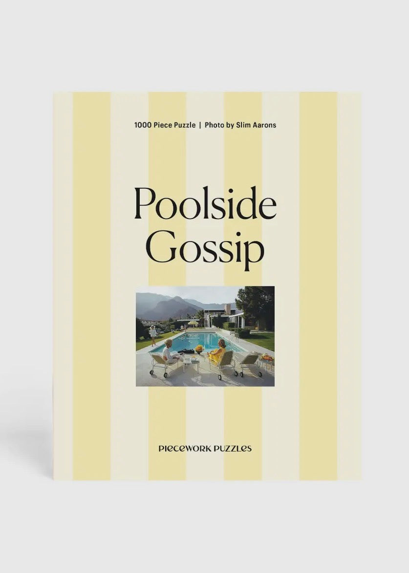 Poolside Gossip - Slim Aarons Collab - 1000 Piece Puzzle