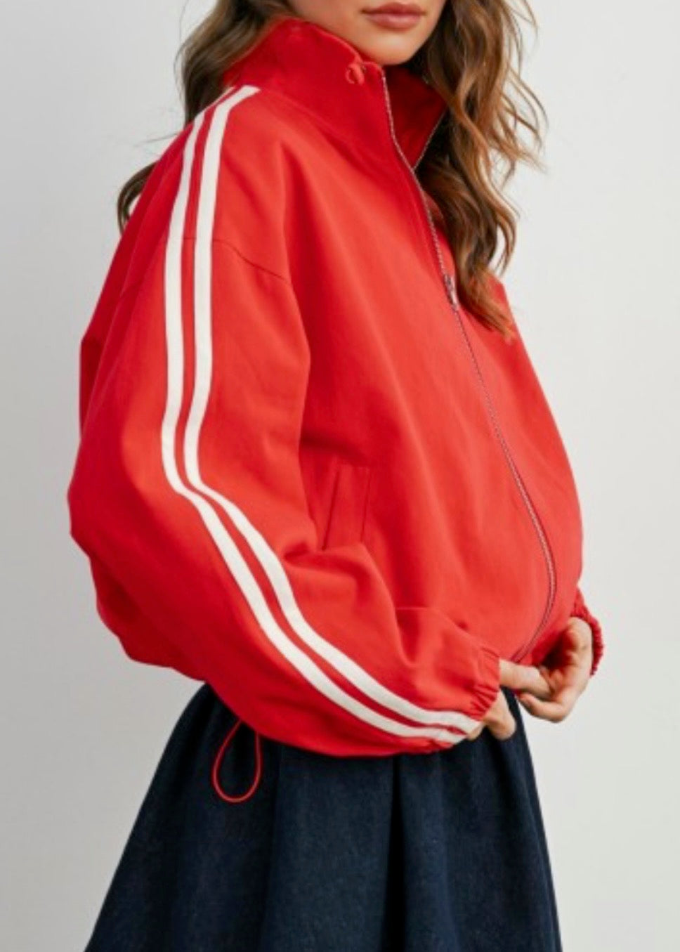 Janey Stipe Athletic Jacket