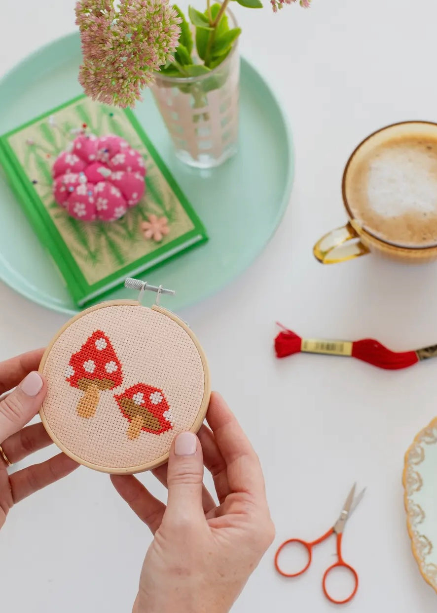 Toadstool Cross Stitch Kit