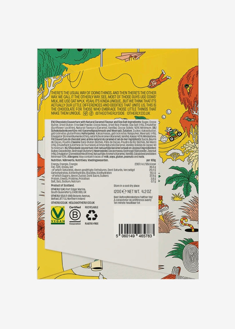 Vegan Salted Caramel Chocolate Bar | 120g