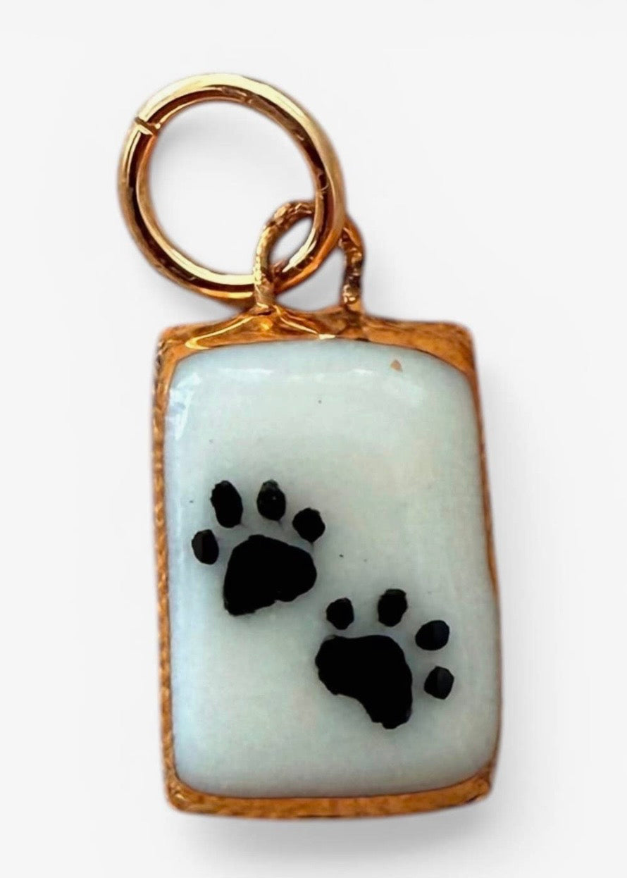 Paw Prints Charm
