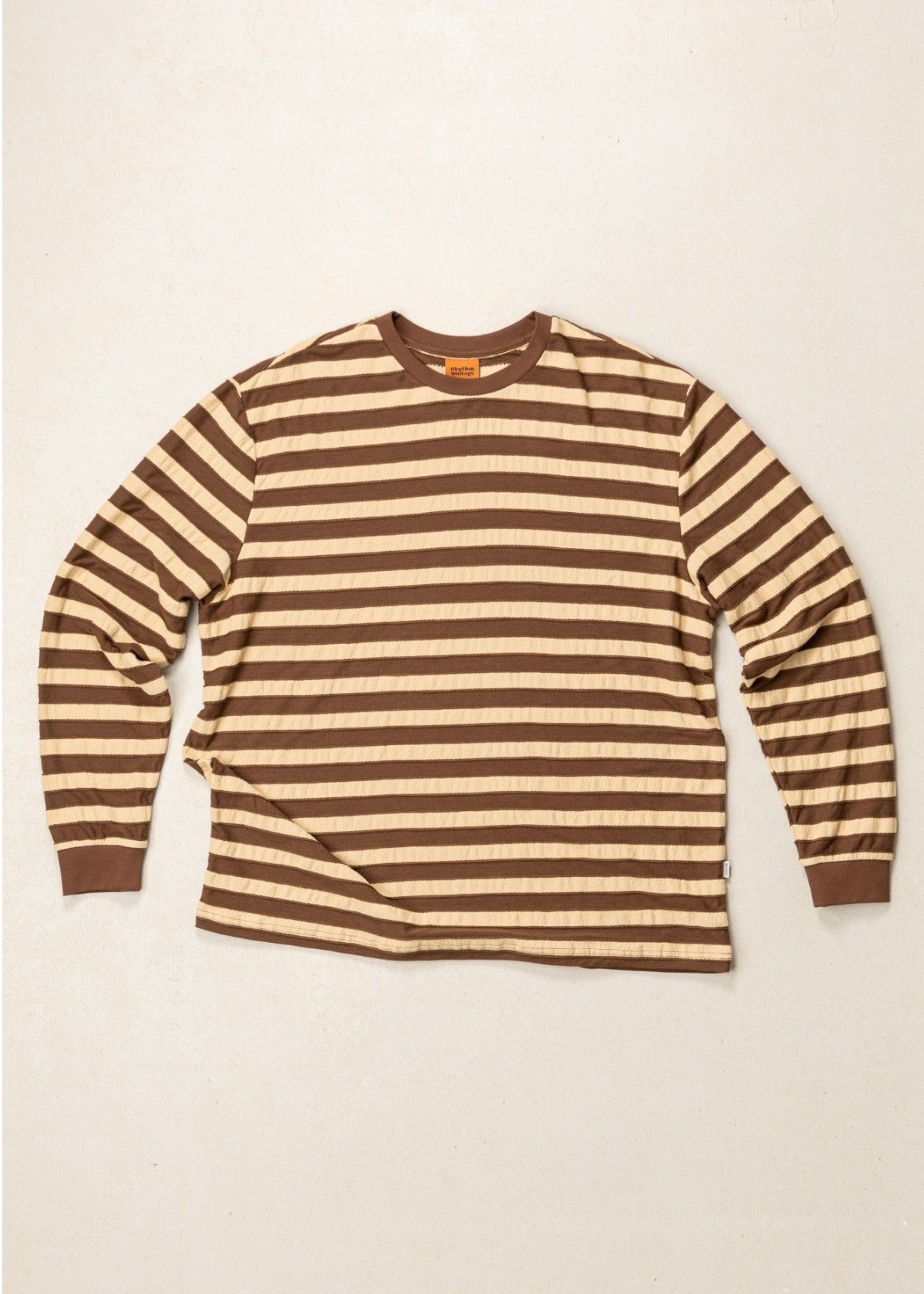 Textured Stripe LS T-Shirt