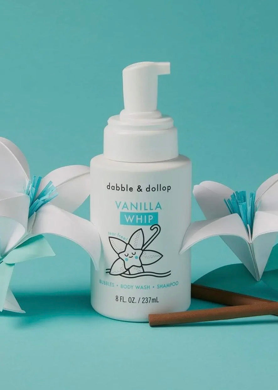 Vanilla Foaming Bubble Bath, Body Wash & Shampoo