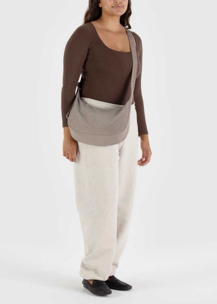 Medium Nylon Crescent Bag