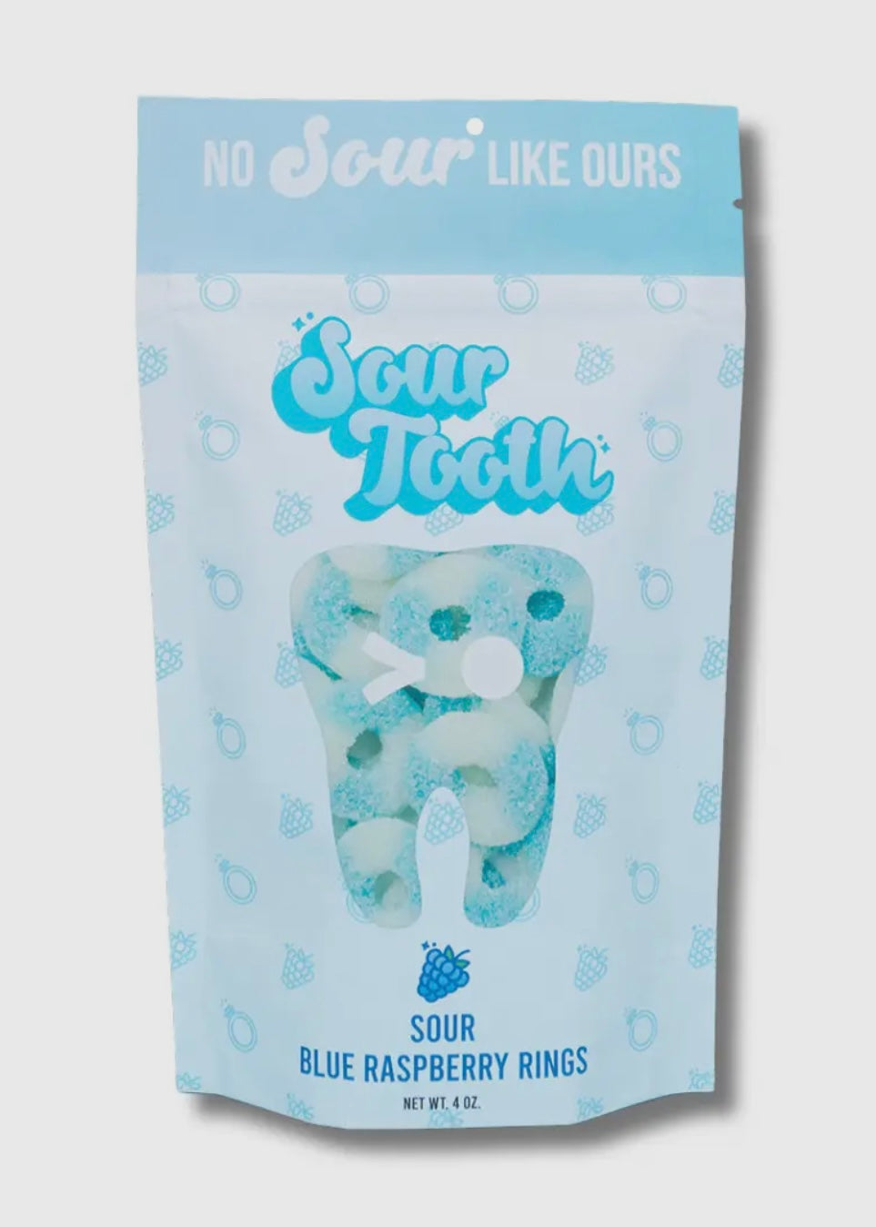 Sour Blue Raspberry Rings