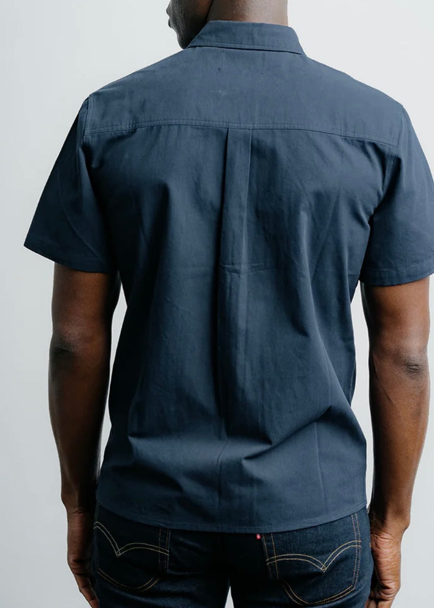 Short Sleeve Oxford Dress Shirt