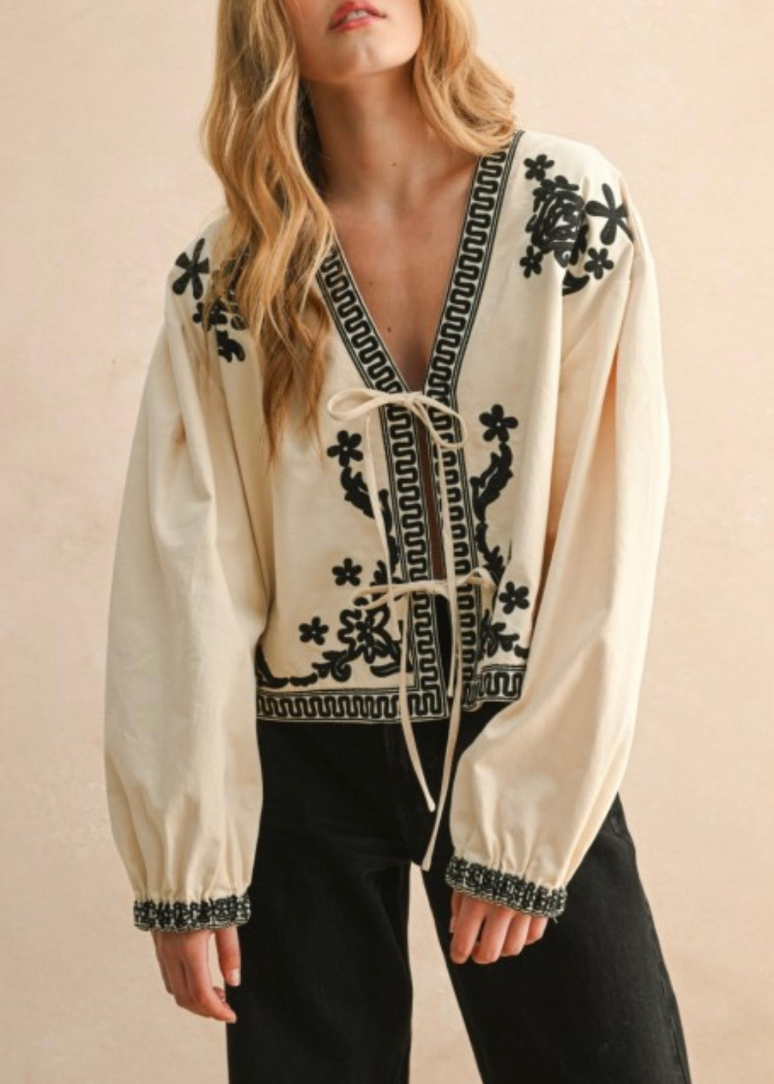 Fiona Floral Patch Jacket