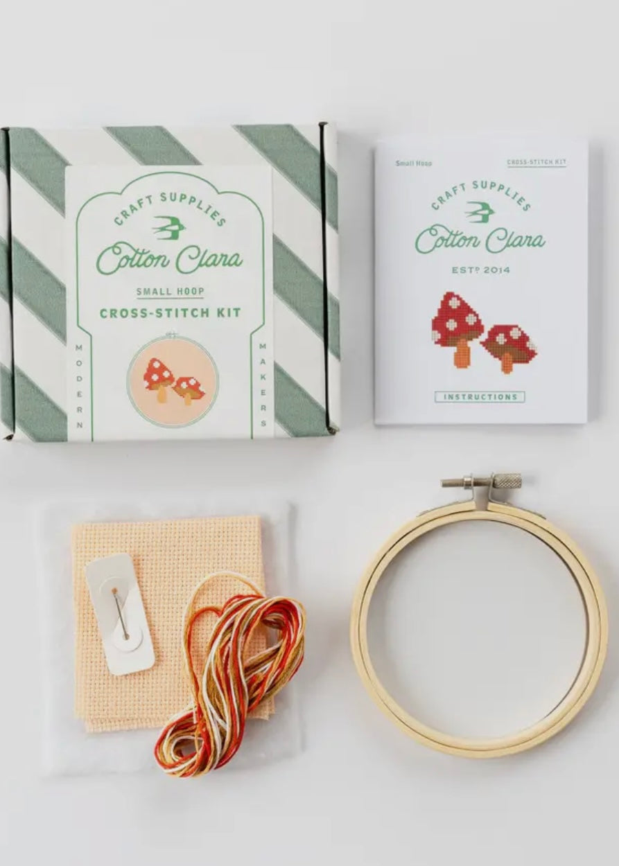 Toadstool Cross Stitch Kit