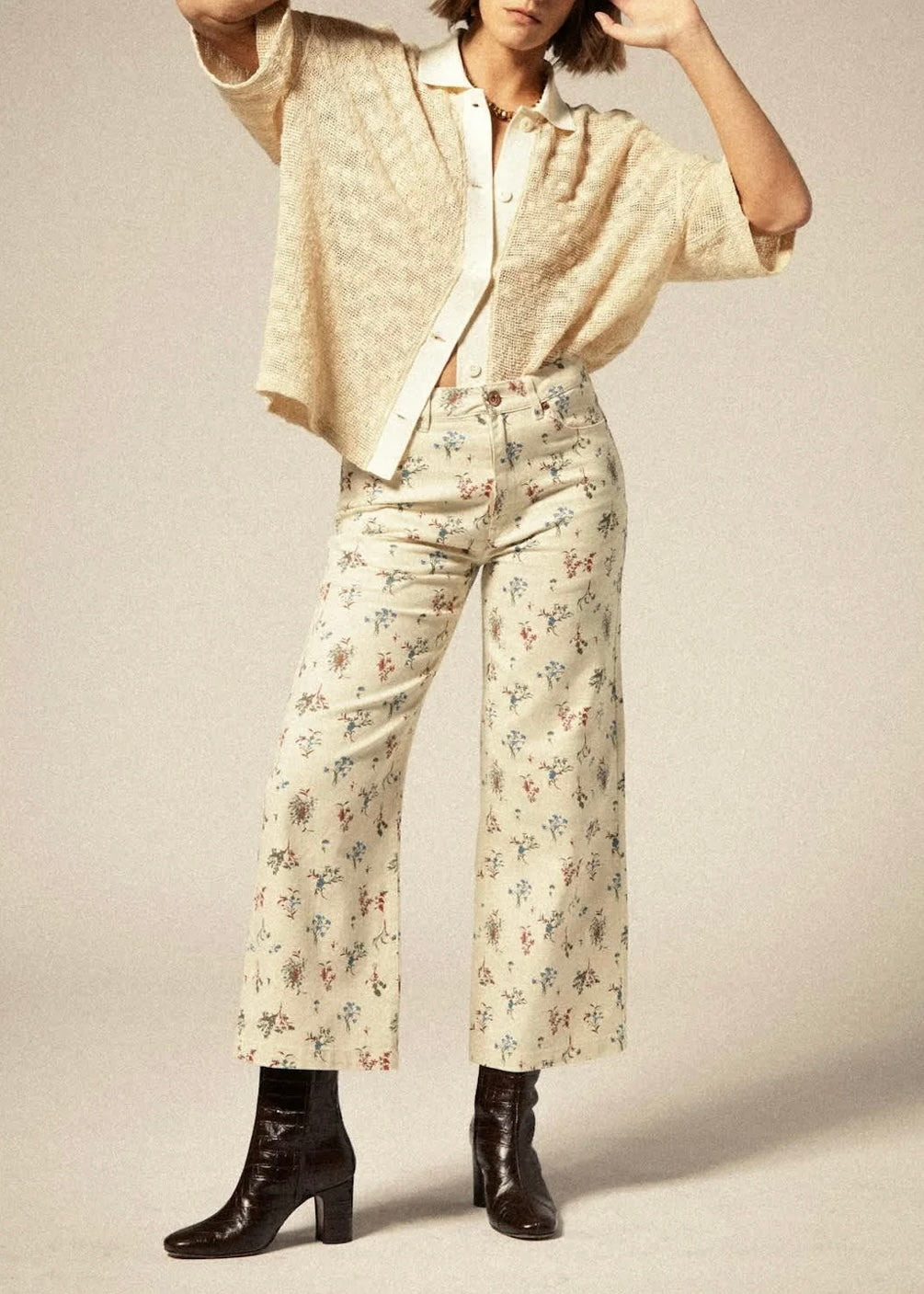 Margo Cropped 5-Pocket Pant