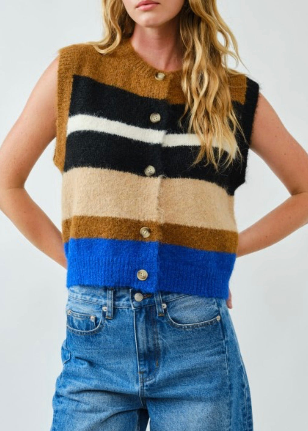 Louie Stripe Vest