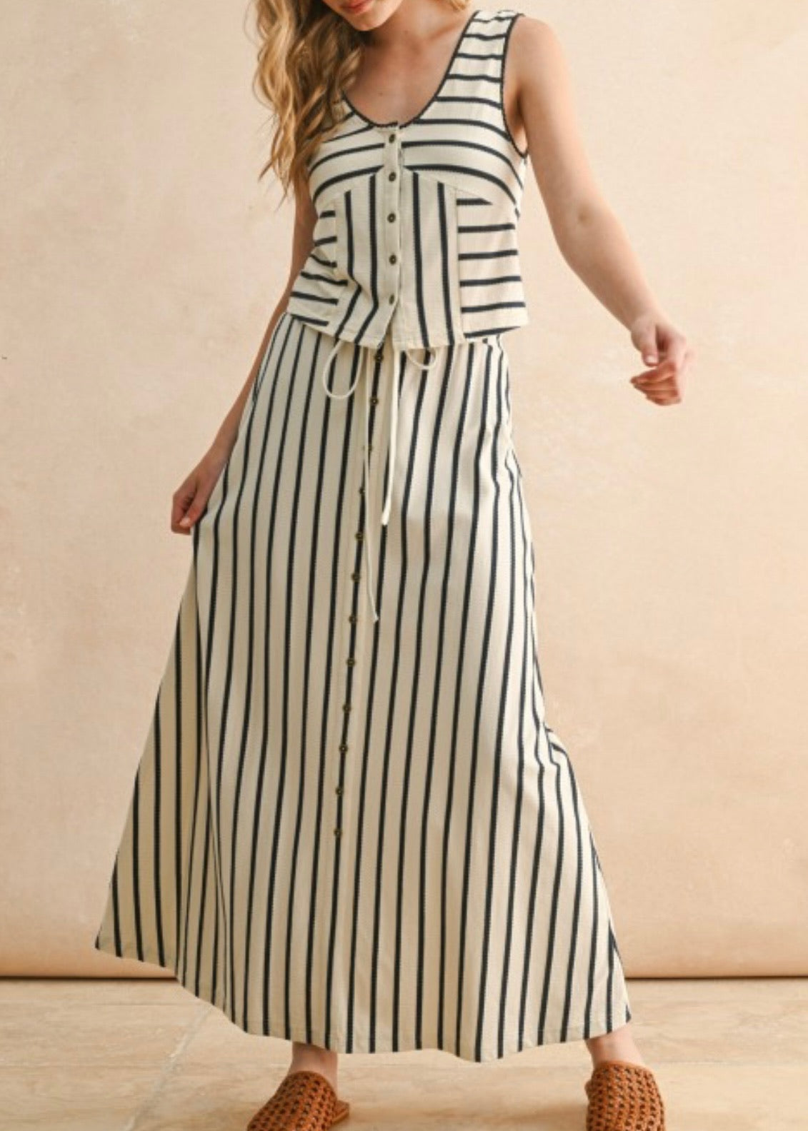 Genoa Stripe Tank Top