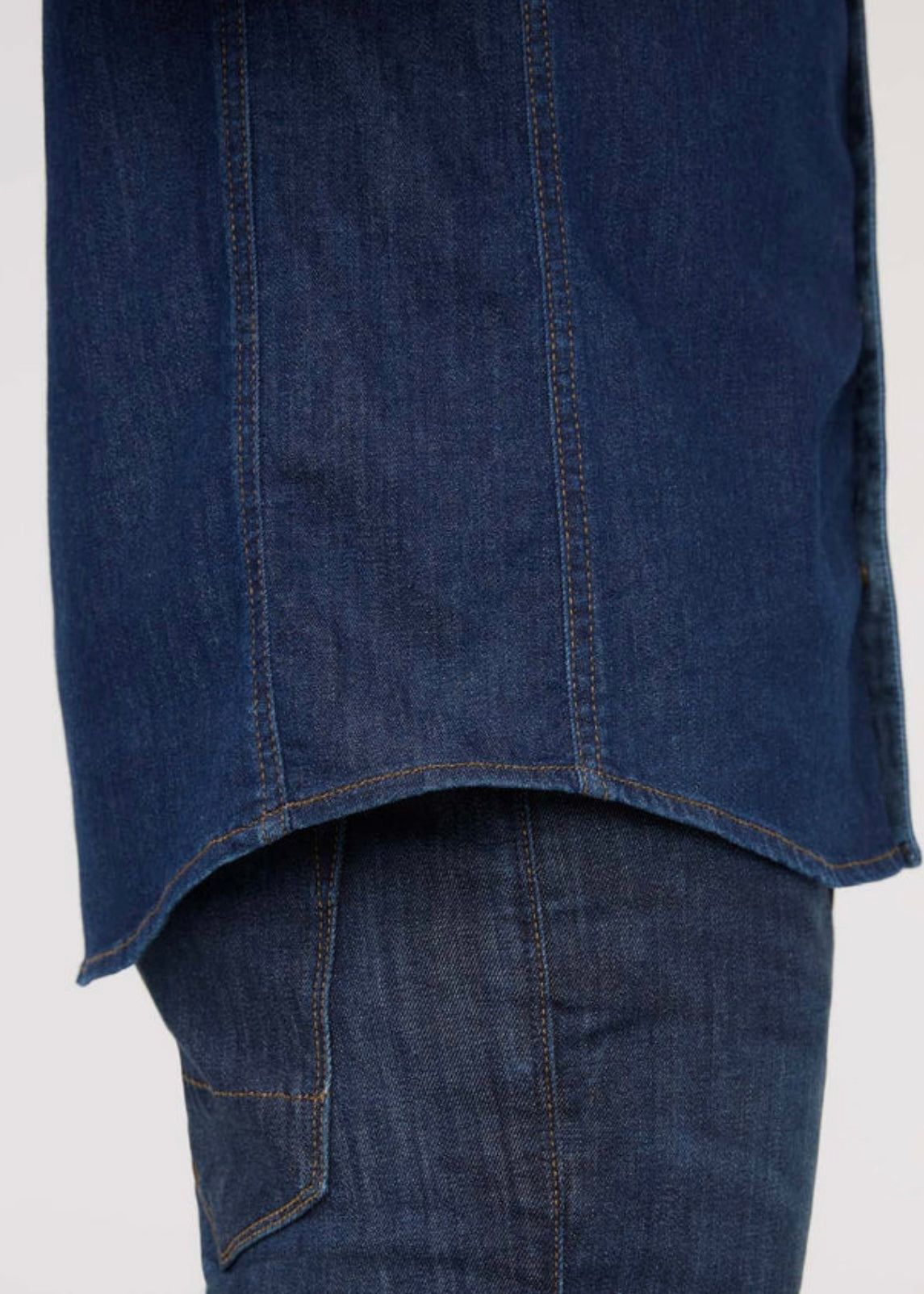 Performance Denim Lite Two-Pocket Shirt - Dark Stone