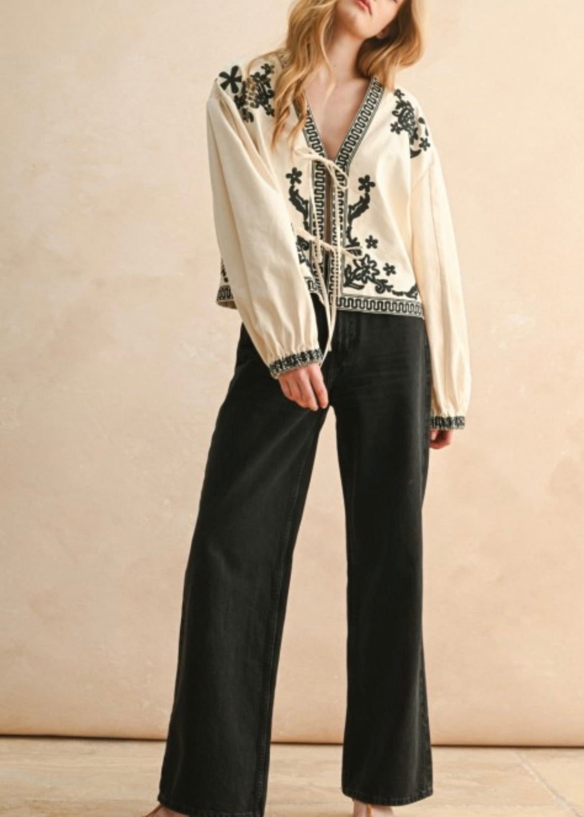 Fiona Floral Patch Jacket