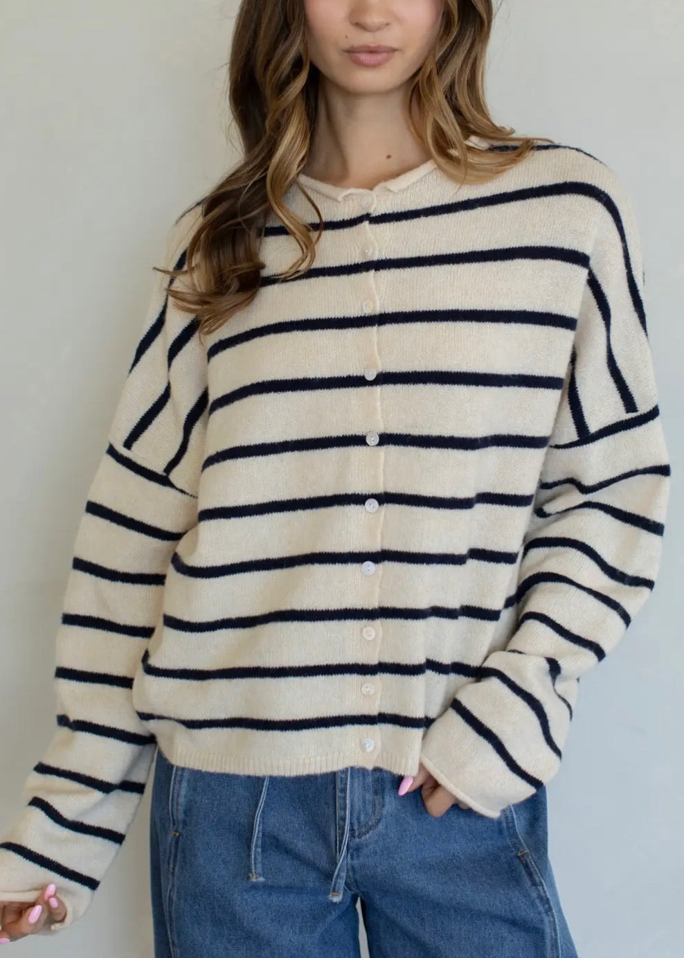 *pre-order (july) Cabana Stripe Piper Cardigan