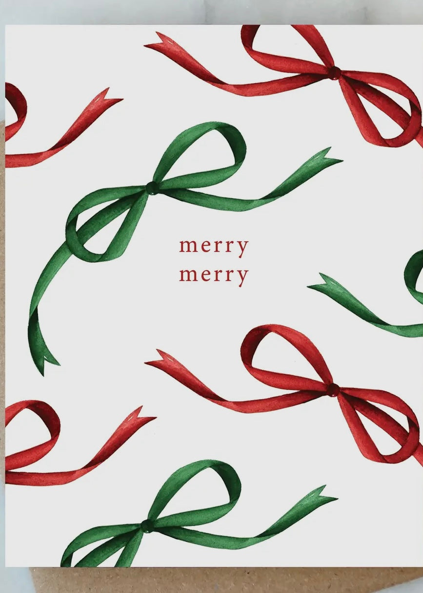 Bows Holiday Card
