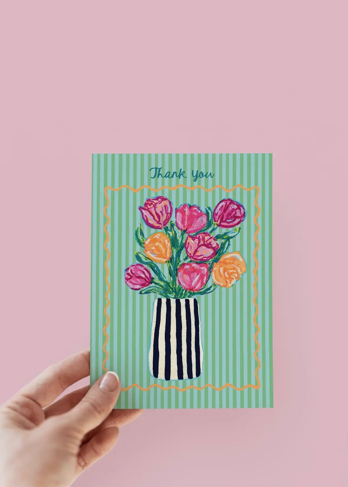 Thank You Tulips Greeting Card