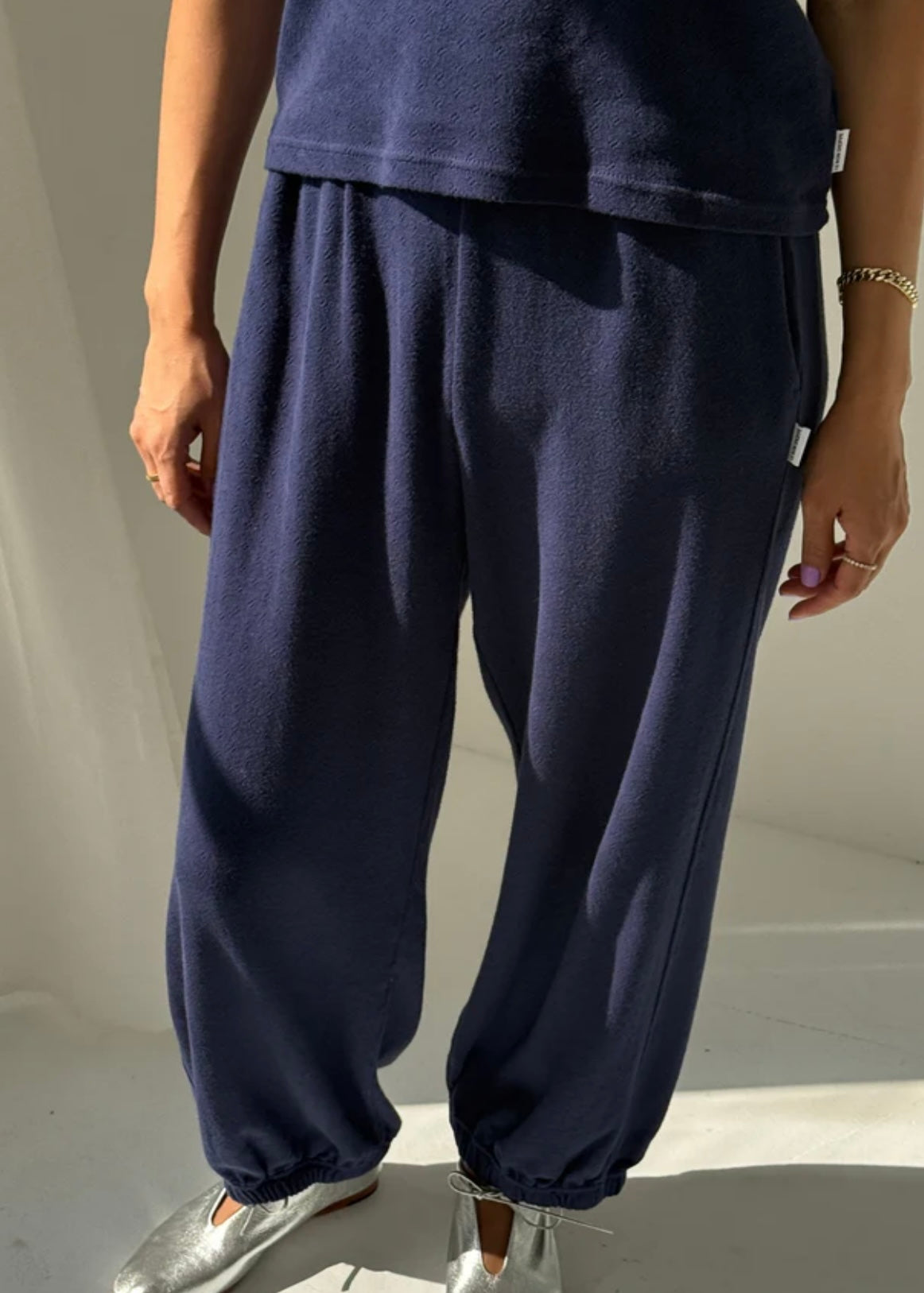 Pointelle Balloon Pants