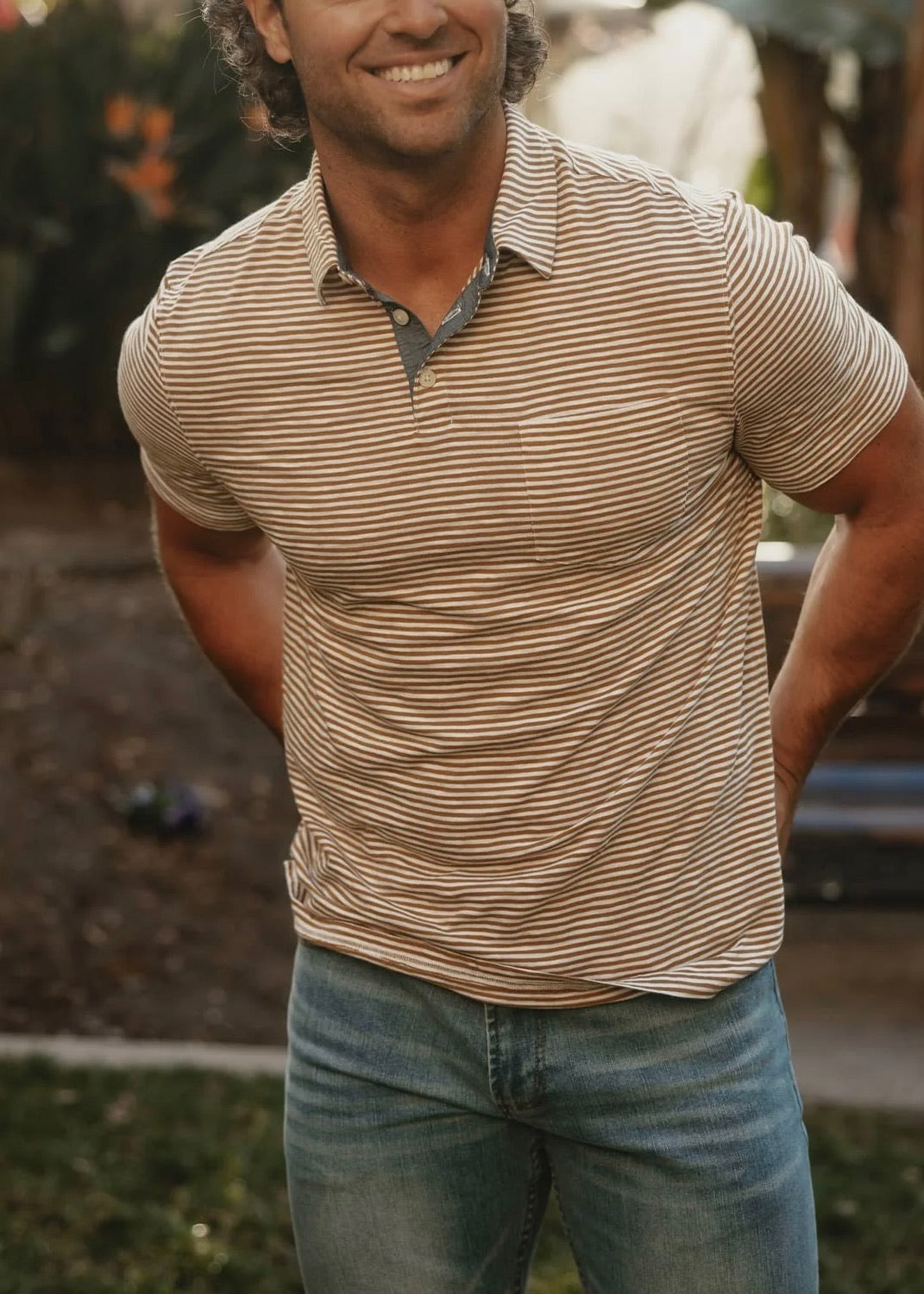 Vintage Slub Pocket Polo