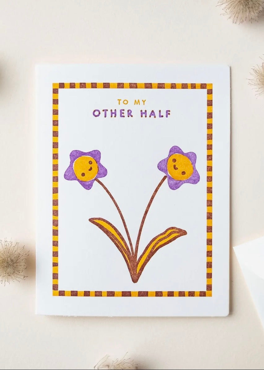Other Half | Love Friendship | Letterpress Card