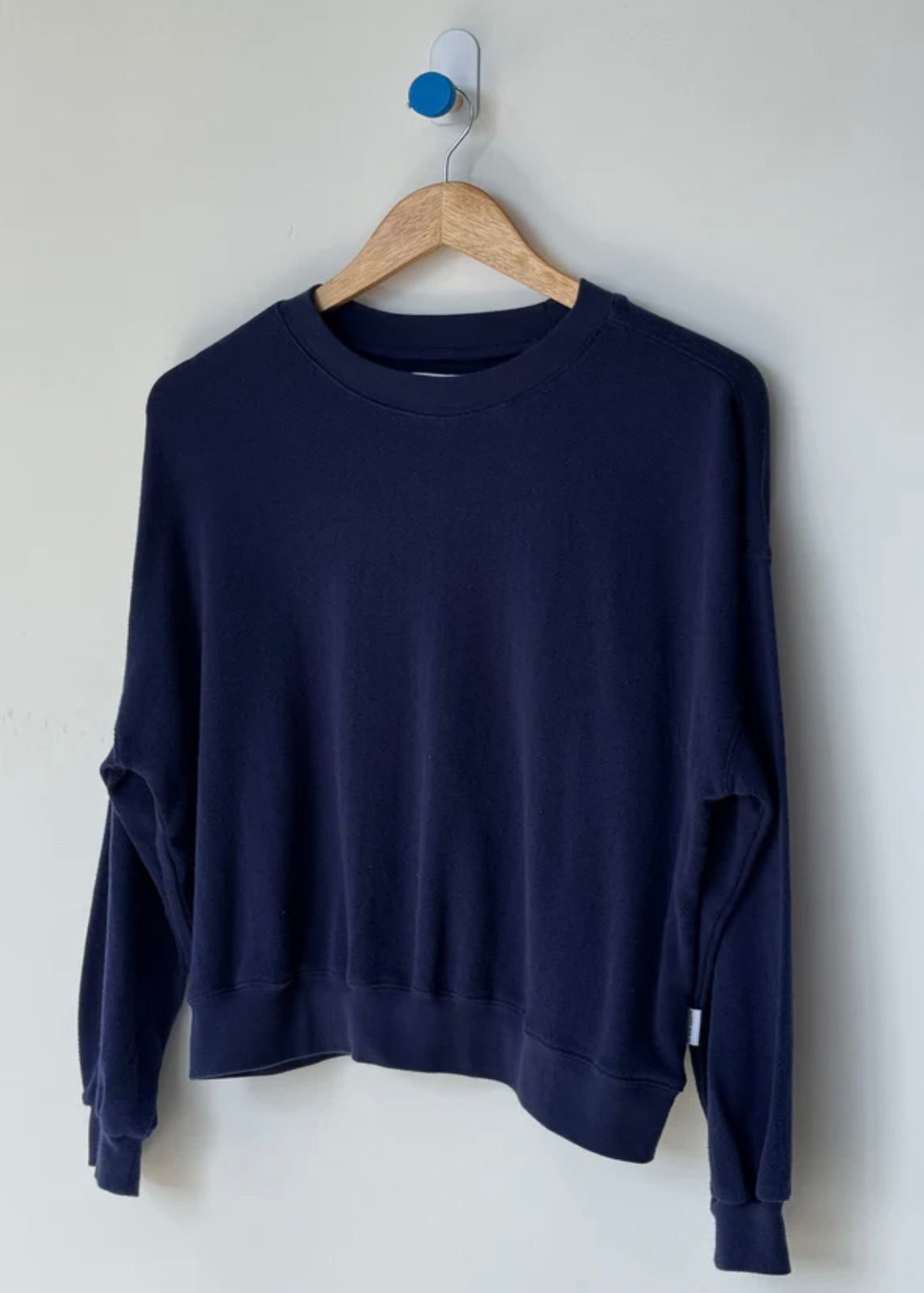 Pointelle Crew Sweatshirt