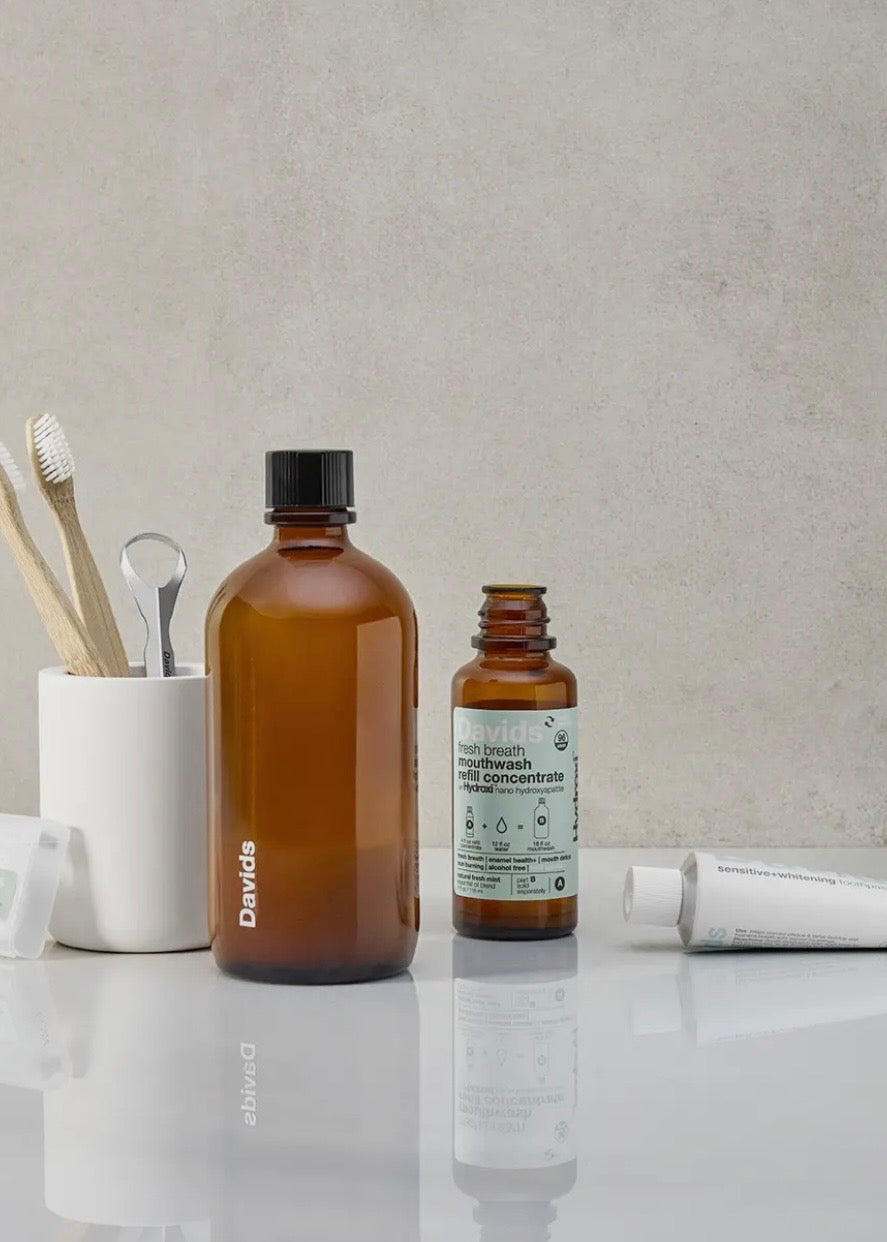 Davids Hydroxi™ Fresh Breath Mouthwash - Natural Fresh Mint