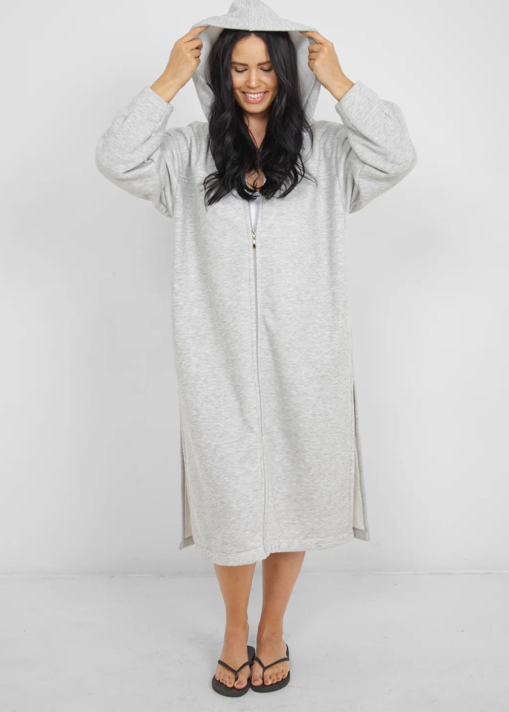 The Rails | Terry Zip Cover-Up w/ Hood