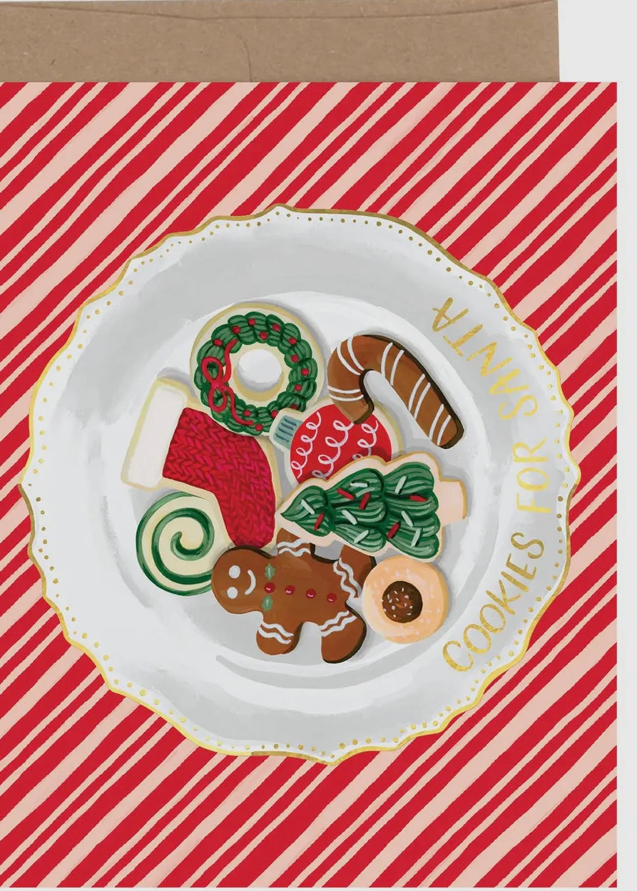 Santa's Cookies Card