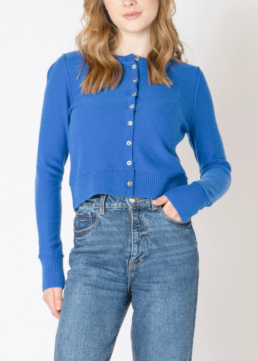 Easy Crewneck Cardigan