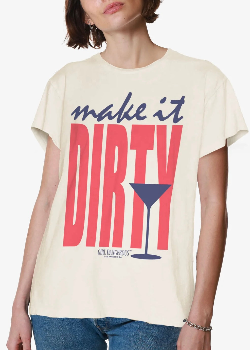 Make It Dirty Natural Vintage Tee