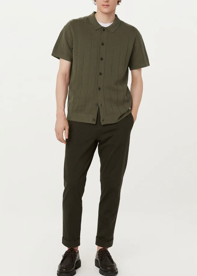 The Knit Button Up Polo