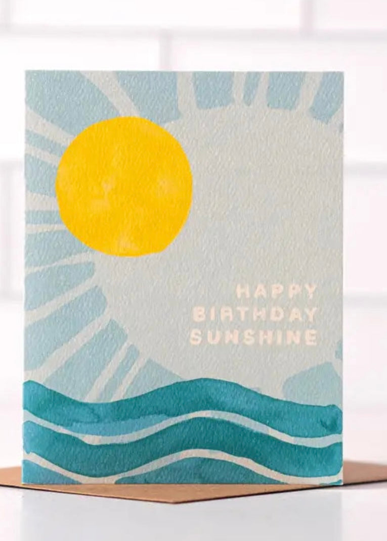Happy Birthday Sunshine Card