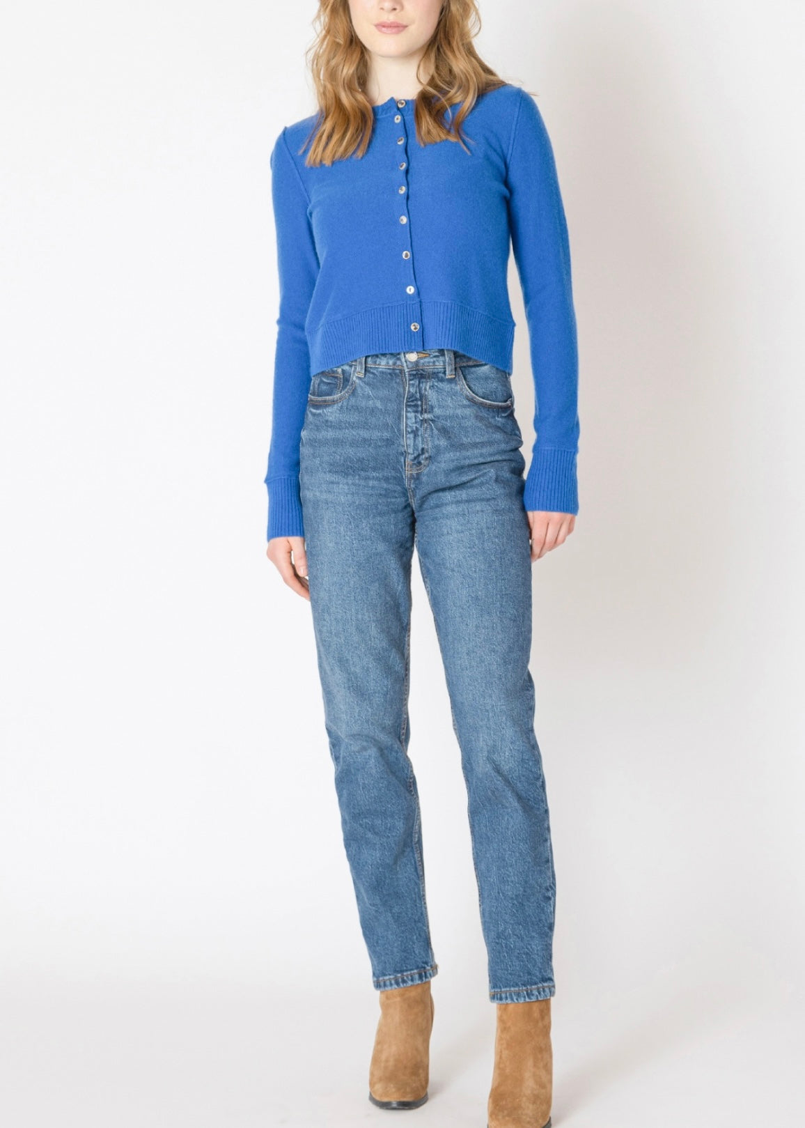 Easy Crewneck Cardigan