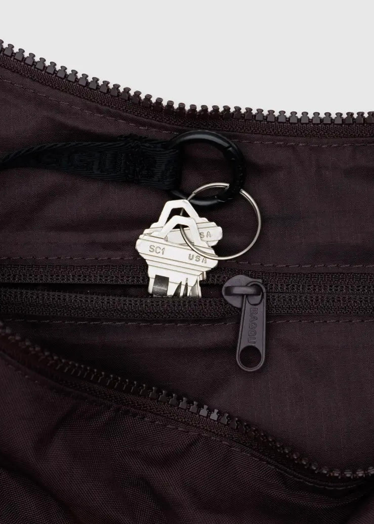 Medium Nylon Crescent Bag