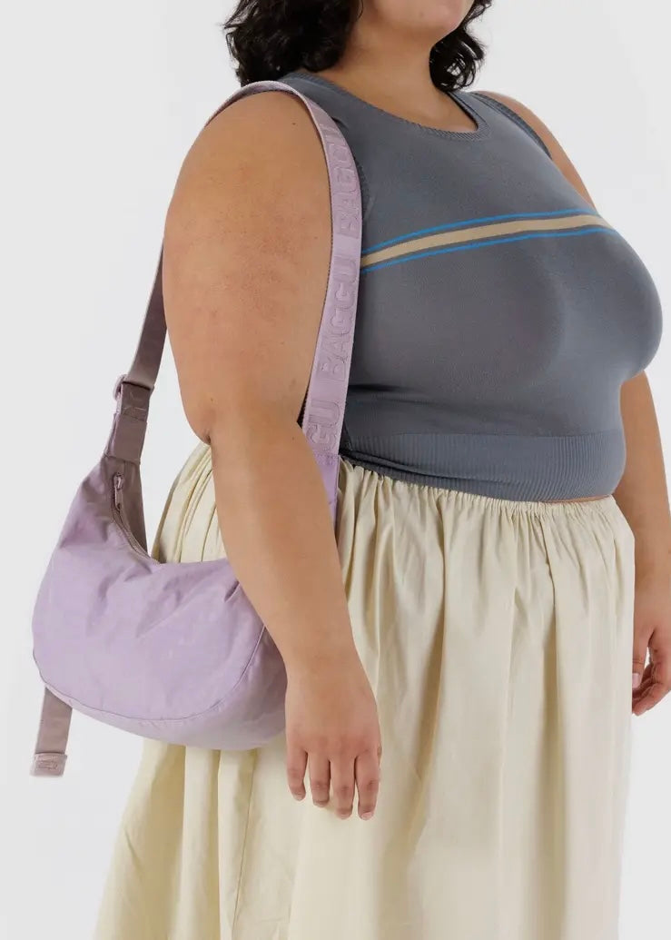 Medium Nylon Crescent Bag