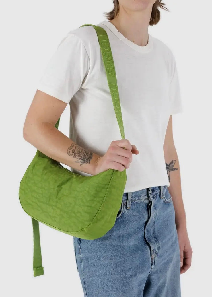 Medium Nylon Crescent Bag